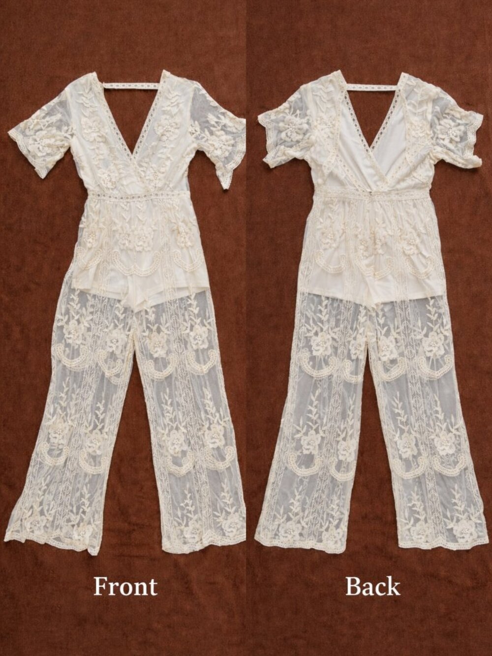 Vintage Lace Romper